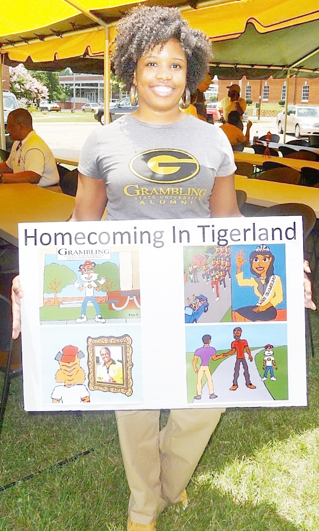 ANGELITA FALLER/Courtesy photo Kimberly Monroe holds the cover of her children’s book. 