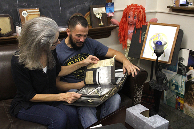 Instructors of dance Martie Fellom (left) and Keith “Skip” Costa (right) were teleported to the past by memories of earlier university dance classes and programs. Fellom and Costa opened the portal to the many trials and tribulations of the department, but also offered a positive outlook on the future of the dance program at Southeastern.